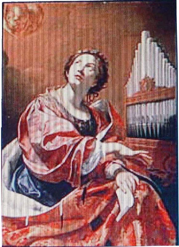  Simon  Vouet Saint Cecilia Germany oil painting art